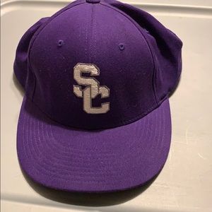 Stockton Collegiate Panthers Purple Flex Hat L/XL